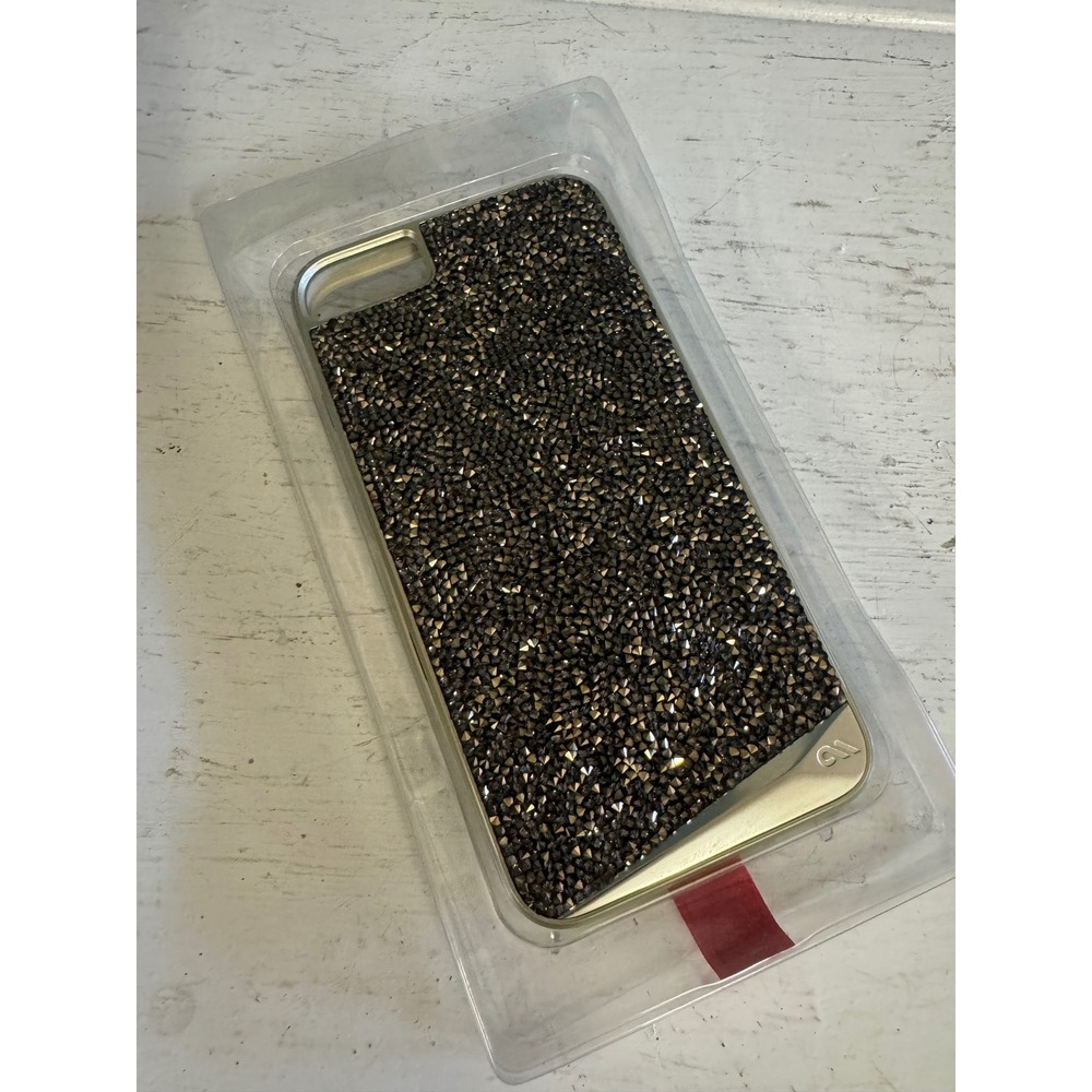 Case-Mate Brilliance iPhone Case Hematite Crystal Studded Protective Cover